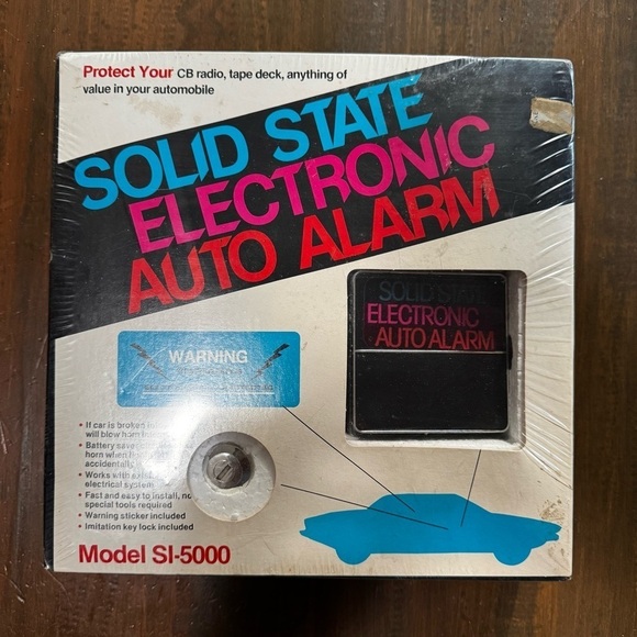 Source Unknown Other - Rare Vintage Solid State Electronic Auto Burglar Alarm Store Display SI-5000 NEW